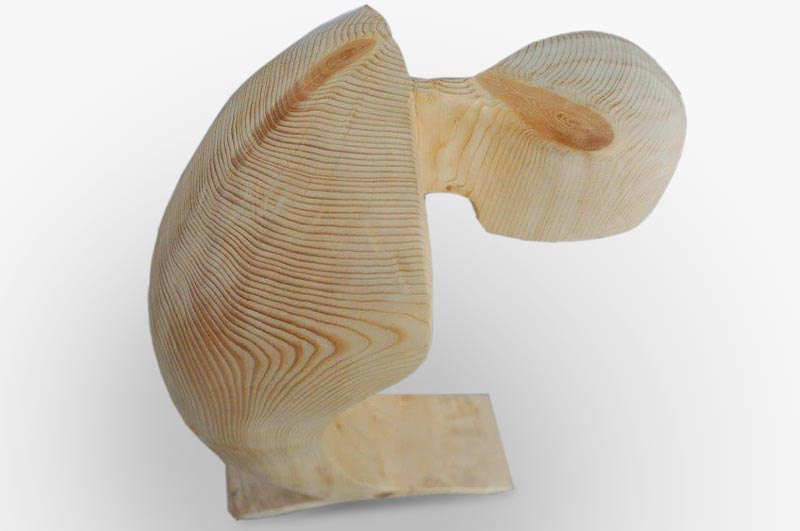 Demut - Holzskulptur Holzschnitzerei Lindenatelier.com